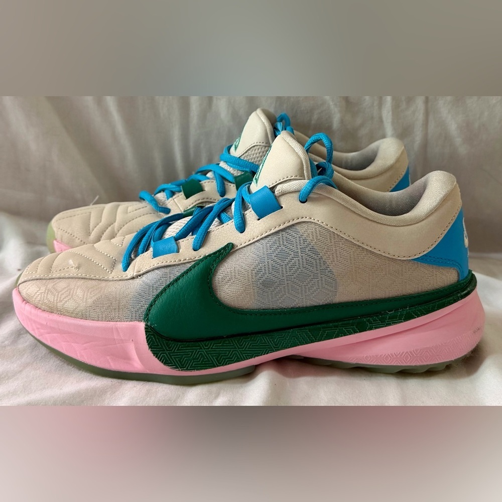 Nike Men’s Zoom Freak 5 5 The Hard Way Sz 8 - Missing Insoles